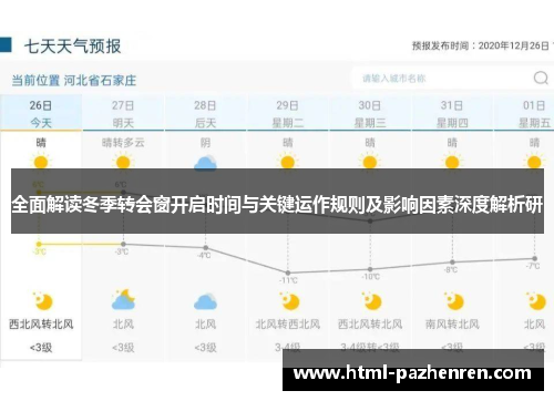 全面解读冬季转会窗开启时间与关键运作规则及影响因素深度解析研